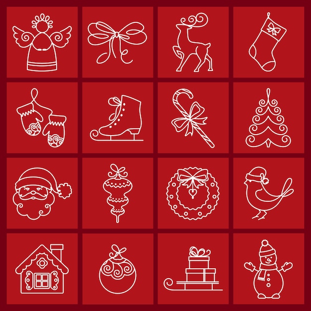 Christmas icons