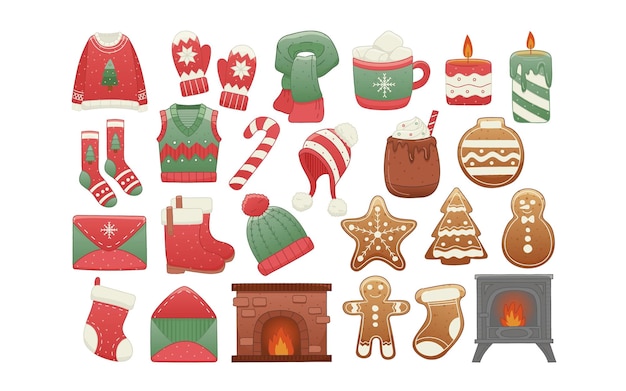 Christmas Illustrations Vector Clipart