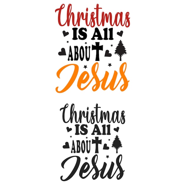 Christmas is All About Jesus-Christmas Design.