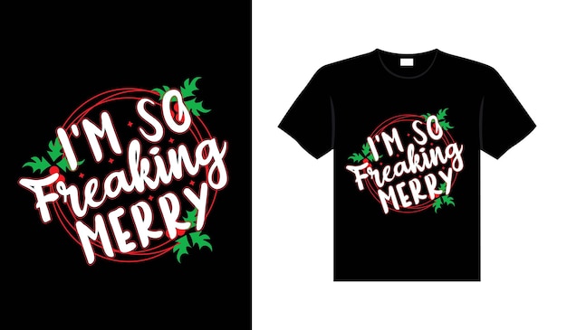 Christmas lettering typography apparel Vintages Christmas T-shirt art Christmas merchandise design