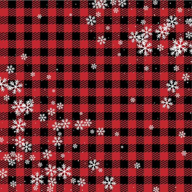 Christmas and New Year pattern at Buffalo Plaid. Festive background for design and print esp10