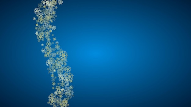 Christmas and New Year snowflakes