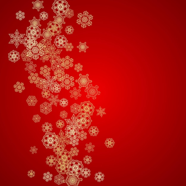 Christmas and New Year snowflakes