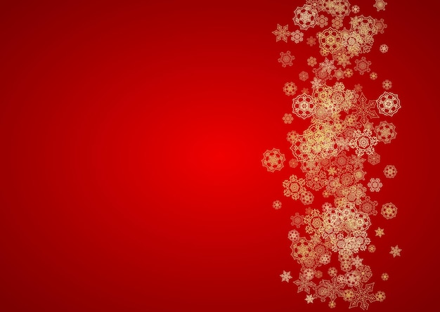 Christmas and New Year snowflakes