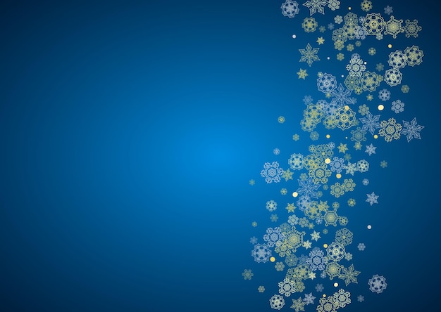 Christmas and New Year snowflakes