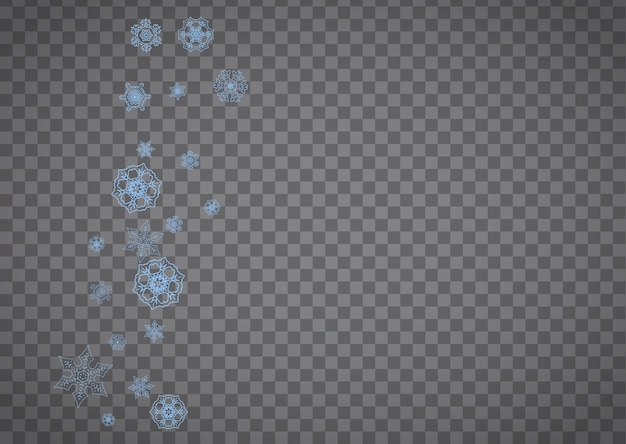 Christmas and New Year snowflakes