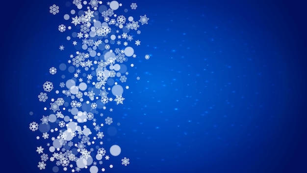 Christmas and New Year snowflakes