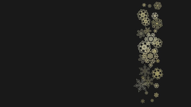 Christmas and New Year snowflakes