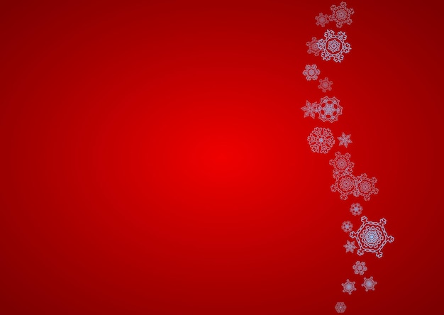 Christmas and New Year snowflakes