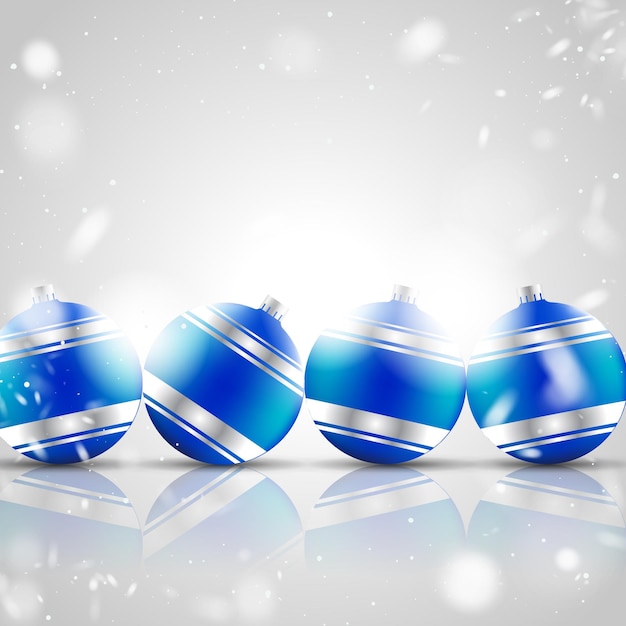 Christmas ornaments Christmas simple and elegant background