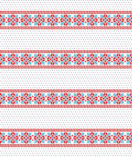 Christmas pattern pixel vector illustration