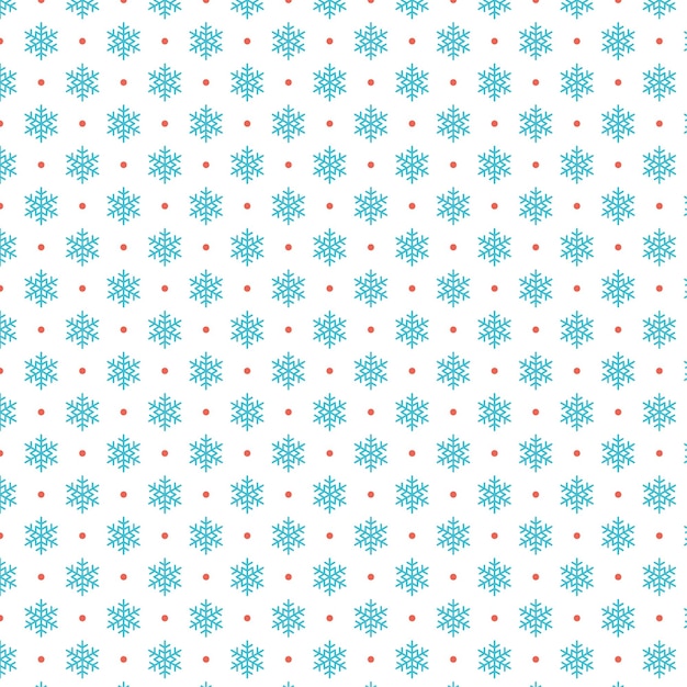 Vector christmas pattern with snoflakes vector background design