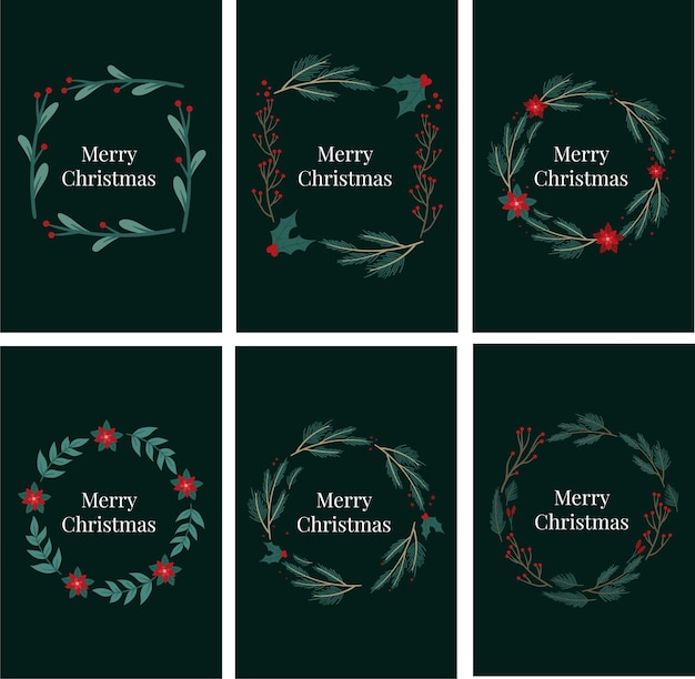 Christmas Postcards. Merry Christmas cards