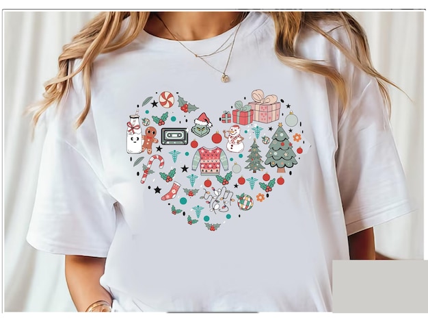 Vector christmas retro christmas t shirt design