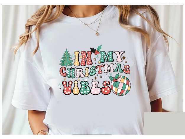 Vector christmas retro christmas t shirt design