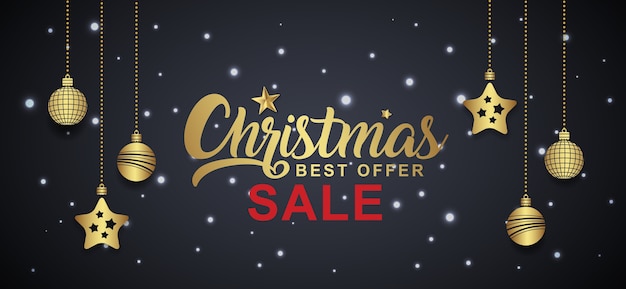 Christmas sale banner template banner template