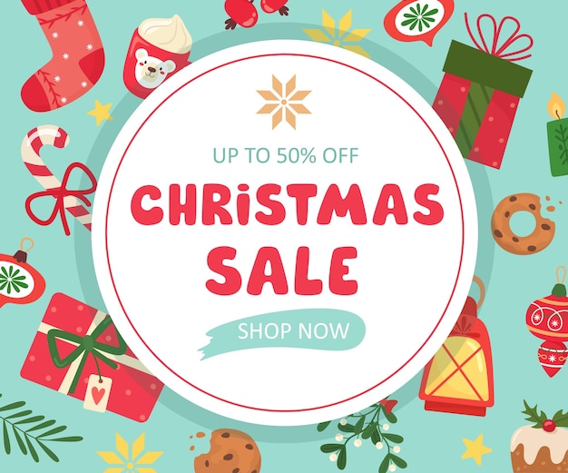 Christmas sale banner