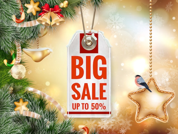 Christmas sale banner