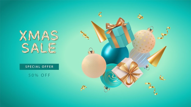 Christmas sale banner