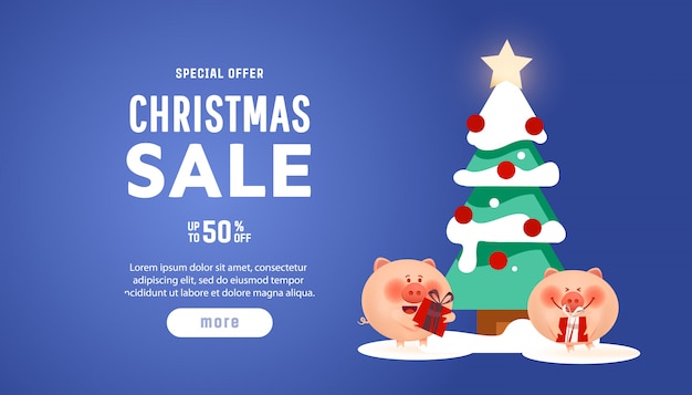 Christmas sale banner