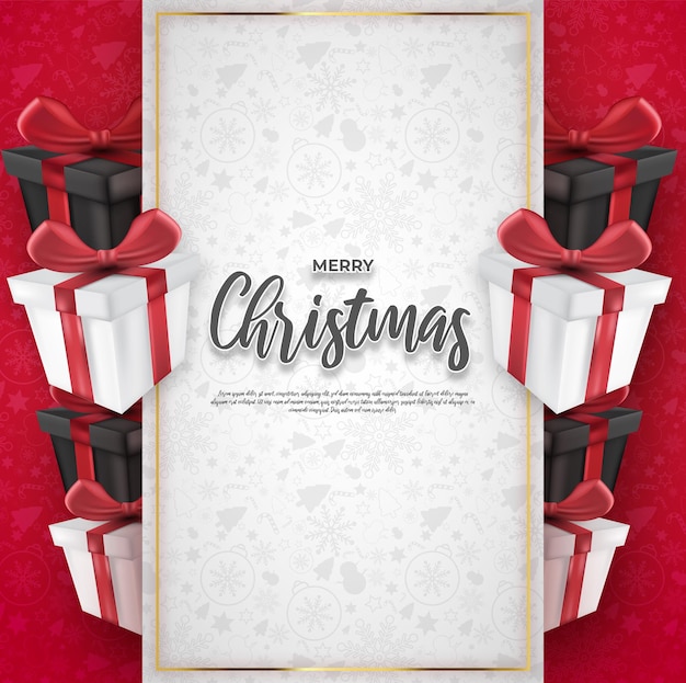 Christmas sale banners template