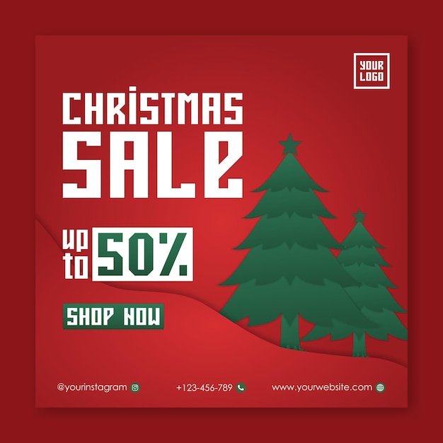 CHRISTMAS SALE PROMOTION FEED IG TAMPLATE