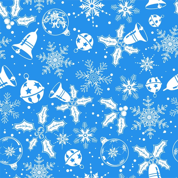 Christmas seamless background