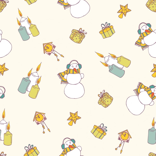 Christmas Seamless Pattern.