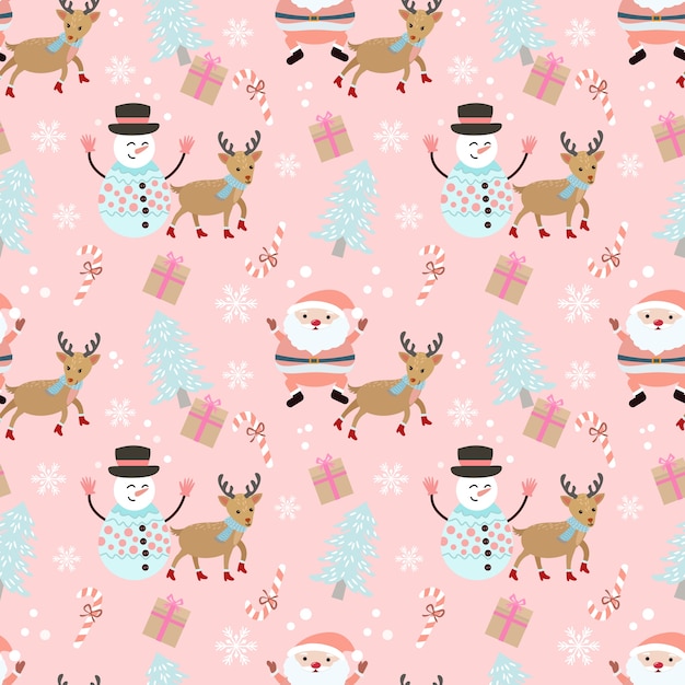 Christmas seamless pattern 