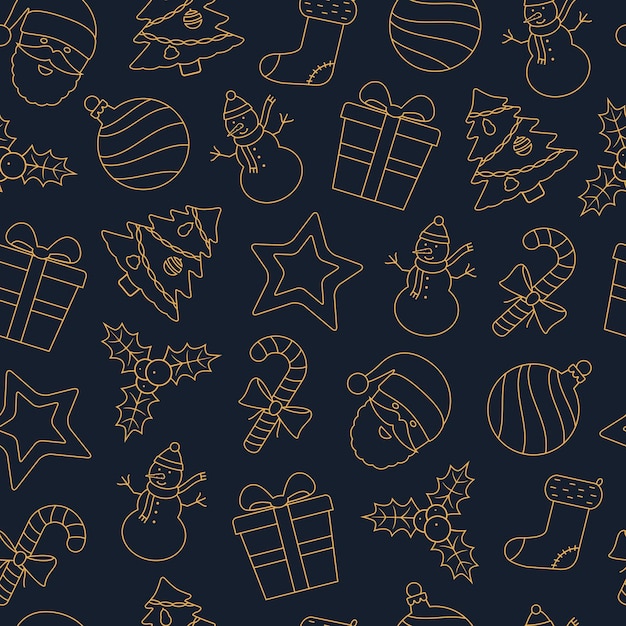 Christmas seamless pattern