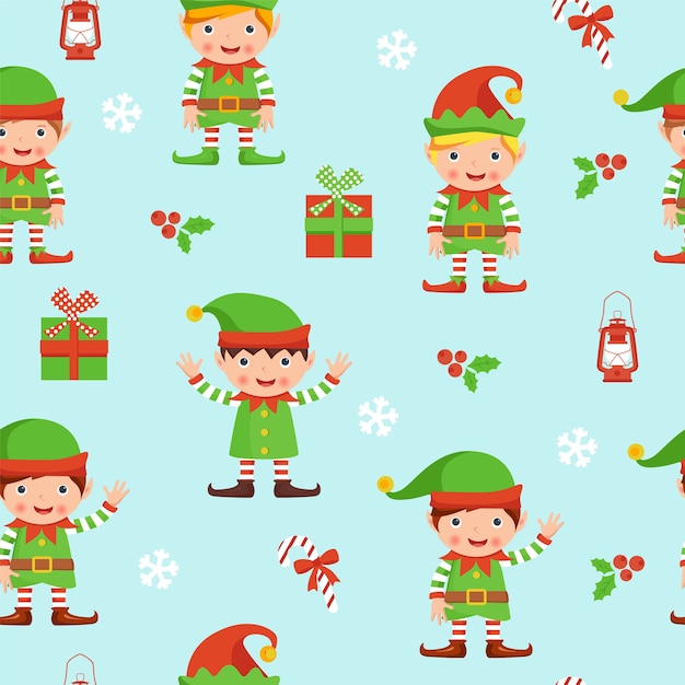 Christmas seamless pattern 