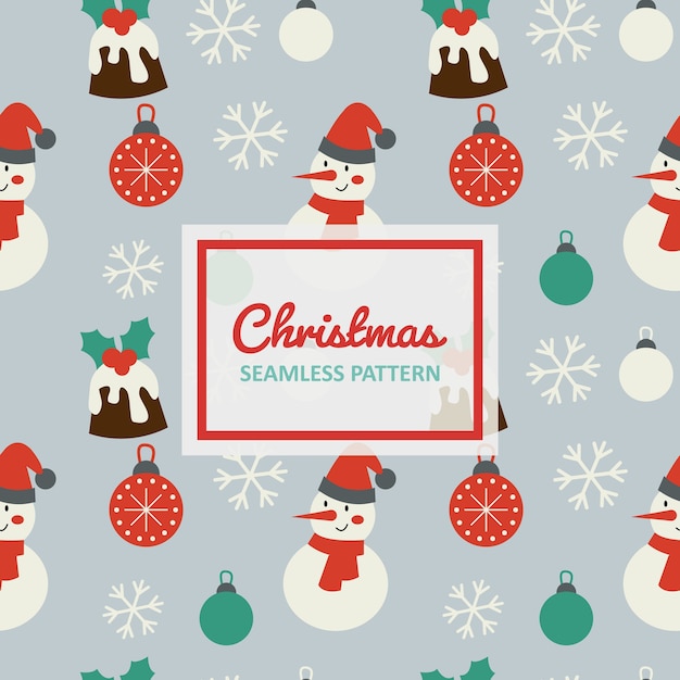 christmas seamless pattern