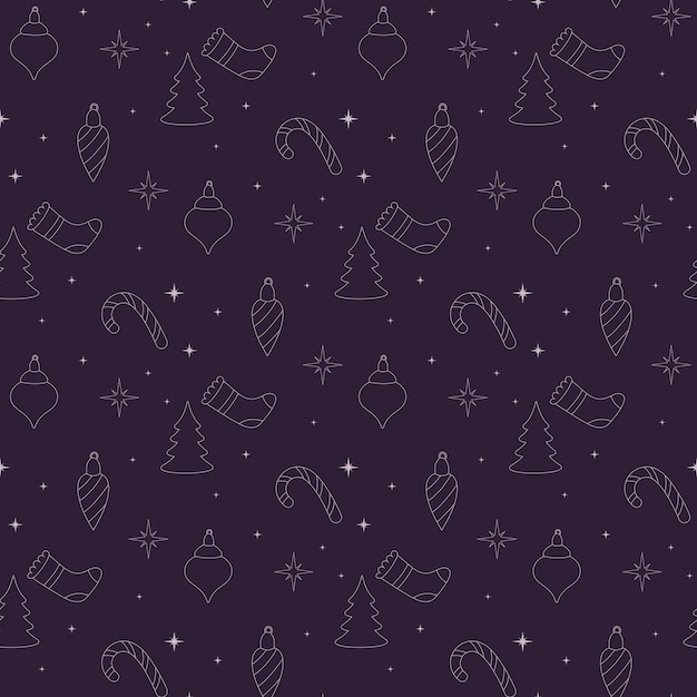 Christmas seamless pattern