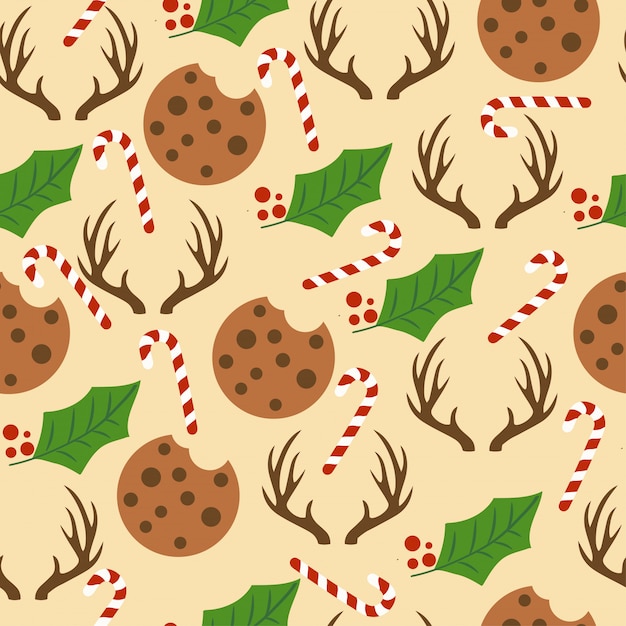 Christmas seamless pattern 