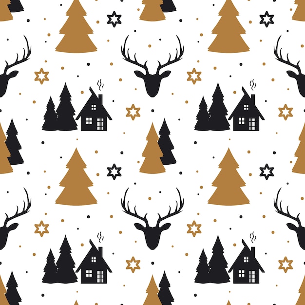 Christmas seamless pattern