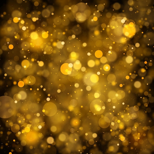 christmas sparkling magical dust particles magic concept background with bokeh effect vector