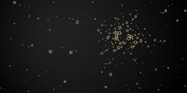 Vector christmas spirit scattered falling stars