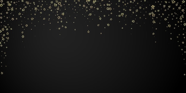 Vector christmas spirit scattered falling stars