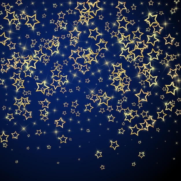 Christmas stars vector overlay