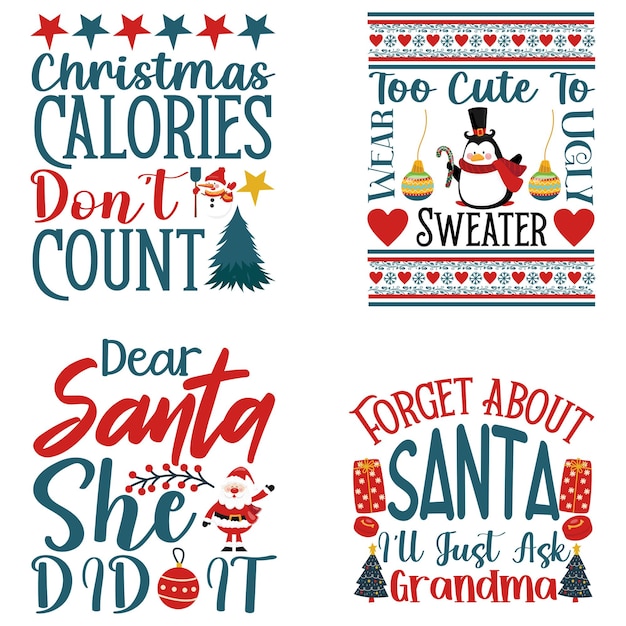 Christmas Svg Quotes Typography Design