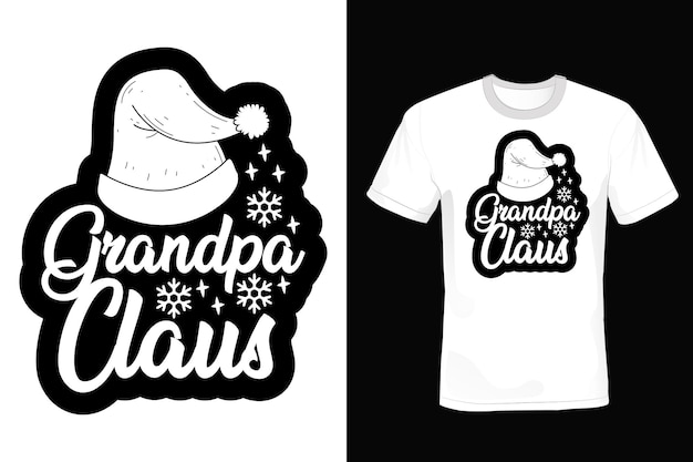 Christmas T shirt design, typography, vintage