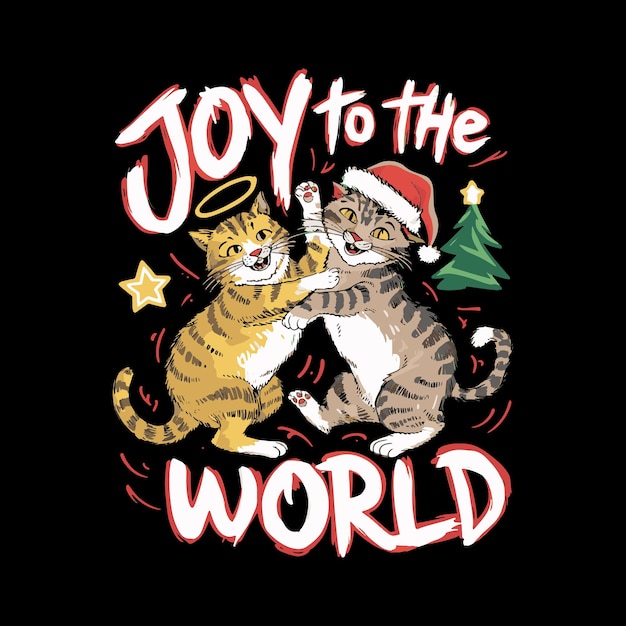 Vector christmas t shirt design