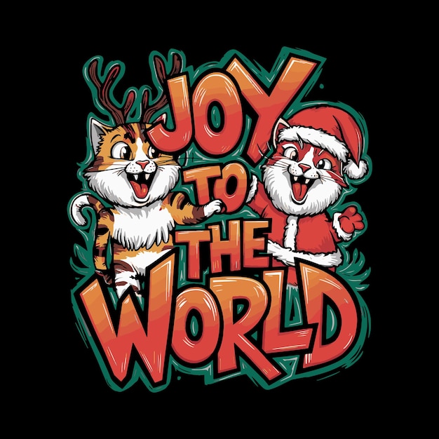 Vector christmas t shirt design