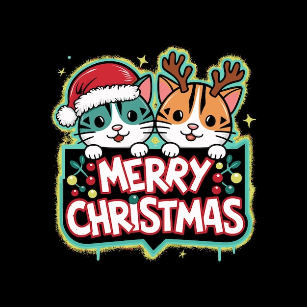 Vector christmas t shirt design