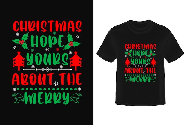 Christmas T shirt design