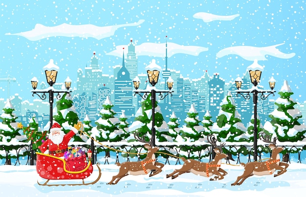 Christmas themed colorful background