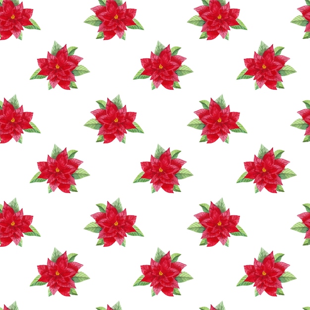 Christmas themed seamless pattern