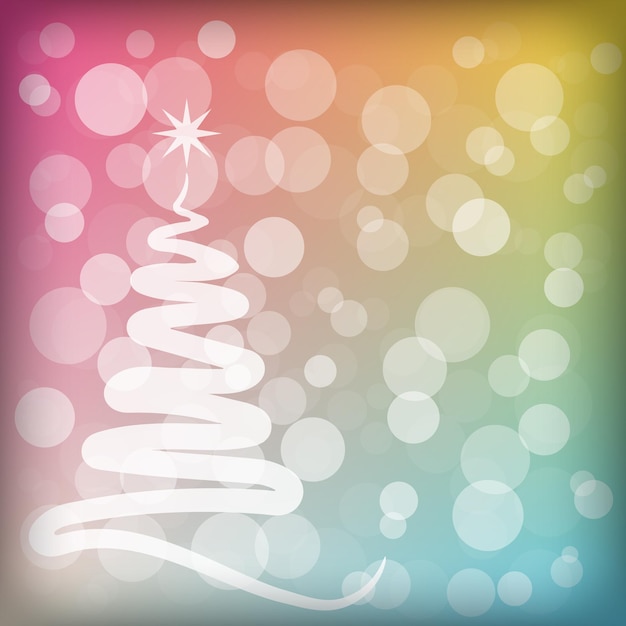 Christmas tree background design