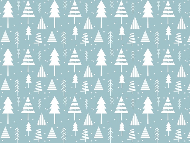 christmas tree pattern design for wrapping, giftwrap, textile, fabric, paperand scrapbook