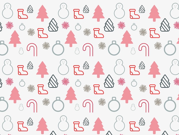 Christmas tree pattern design for wrapping, giftwrap, textile, fabric, paperand scrapbook